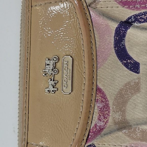 Coach Multicolor Signature Tote and Wallet Set - Picture 12 of 16